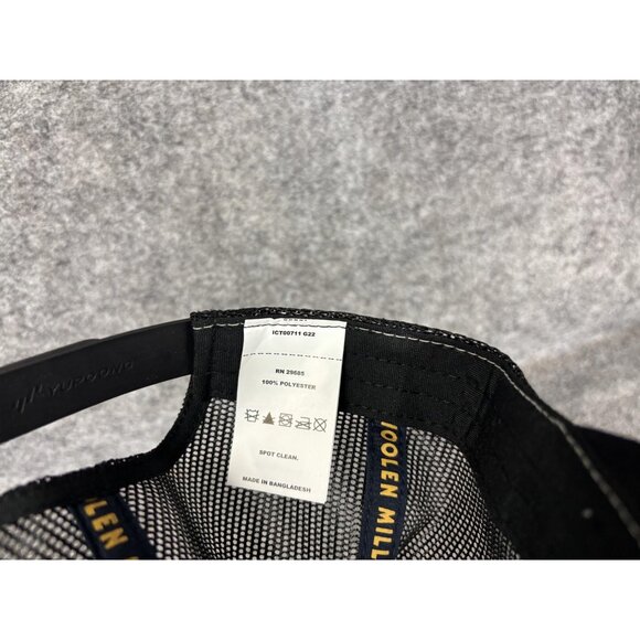 Pendleton Glacier National Park Hat Cap Snap Back Trucker Rope Mens Black White - Picture 4 of 5